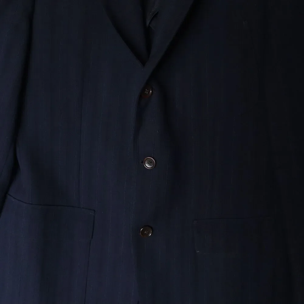 J. Crew Men's 40R Wool Sport Coat Blazer Blue Unstructured Half Lined SAMPLE